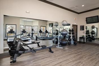 Gym with all the equipment